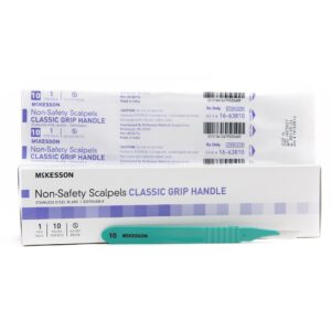 SCALPEL, DISP NONSFTY STR LF #10 (10/BX)