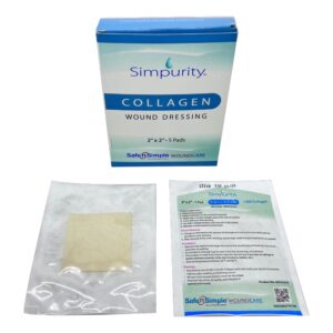 DRESSING, WND COLLAGEN 2"X2" (5/BX 6BX/CS)