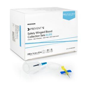 COLLECTION SET, BLD SAFETY LUER HLDR 23GX3/4" (25/BX)