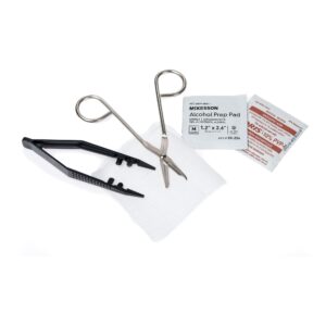 SUTURE REMOVAL KIT, W/PREP (50/CS)